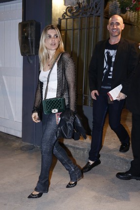 Flávia Alessandra e Paulo Gustavo em restaurante na Zona Sul do Rio (Foto: Felipe Panfili/ Ag. News)