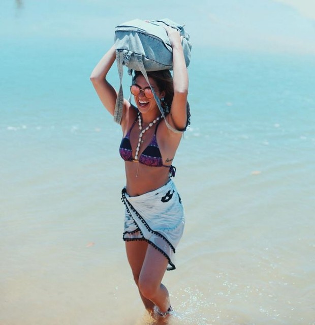 Fernanda Paes Leme está curtindo férias em Caraíva, na Bahia (Foto: Reprodução/Instagram)