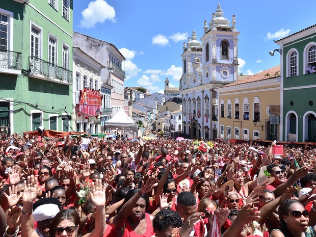 Festa à Santa Bárbara, em Salvador (Foto: Max Haack/Ag. Haack)