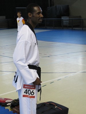 Diogo Silva taekwondo sesc santos (Foto: Bruno Gutierrez / Globoesporte.com)