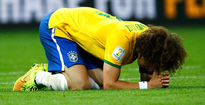 David Luiz Brasil e Alemanha (Foto: Agência Reuters)