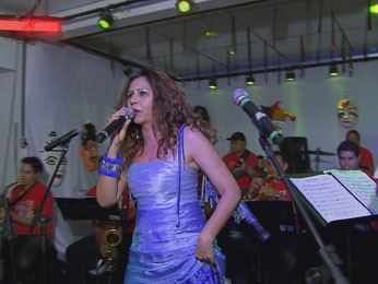 Cantora Cristina Amaral (Foto: Reprodução/TV Globo)