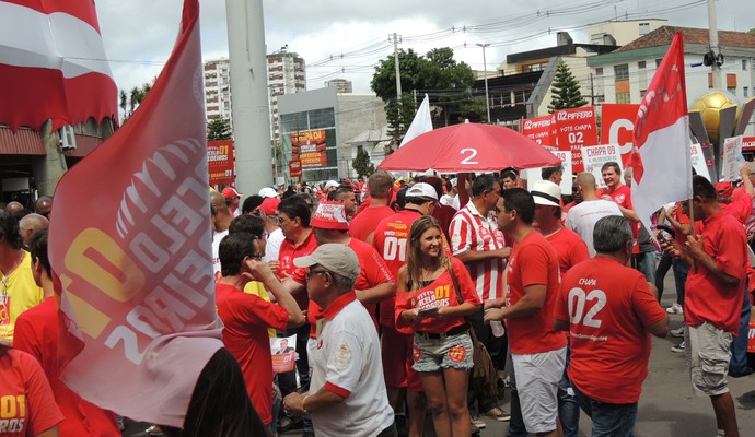 Eleição Inter Beira-Rio Gigantinho (Foto: Tomás Hammes / GloboEsporte.com)