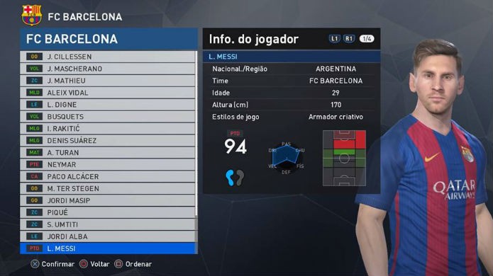 Messi é o melhor ponta de PES 2017 (Foto:Reprodução/Thomas Schulze)