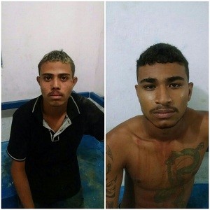 Maguila (à esq.) e Leonildo já tinham mandados de prisão contra eles (Foto: Divulgação/Sedres)