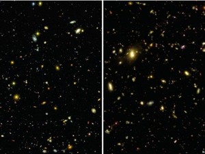 Imagem mostra explosões que geraram planetas e estrelas, 4 bilhões de anos após o Big Bang (Foto: Illustris Collaboration/BBC)