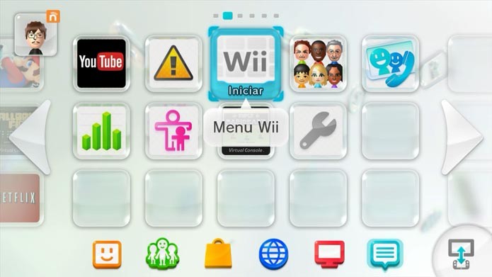 Escolha Menu Wii (Foto: Reprodução/Murilo Molina)