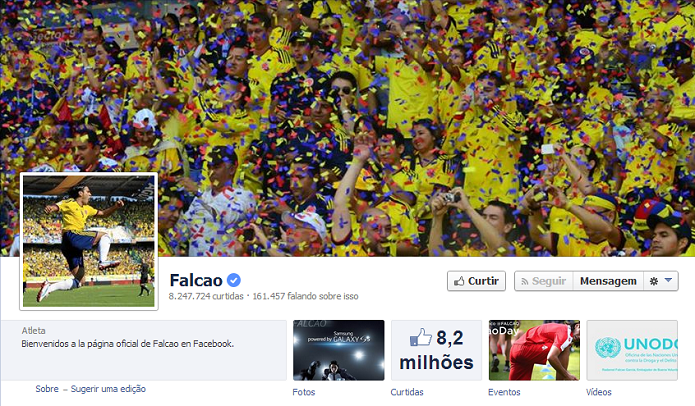 Falcão do Monaco tem 8,158,027 de fãs no Facebook (Foto: Reprodução/Facebook)