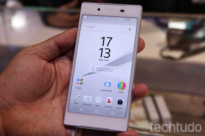 Xperia Z5 já está disponível para compra no Brasil (Foto: Fabricio Vitorino/TechTudo)