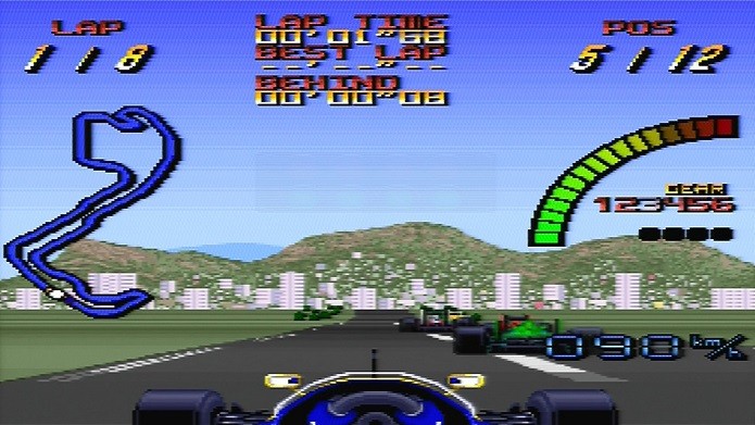 Melhores jogos de corridas do SNES: Nigel Mansells World Championship Racing (Foto: Reprodução/YouTube)