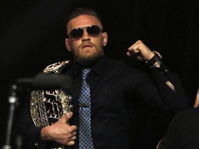 Conor McGregor, Coletiva Go Big, UFC (Foto: Evelyn Rodrigues)