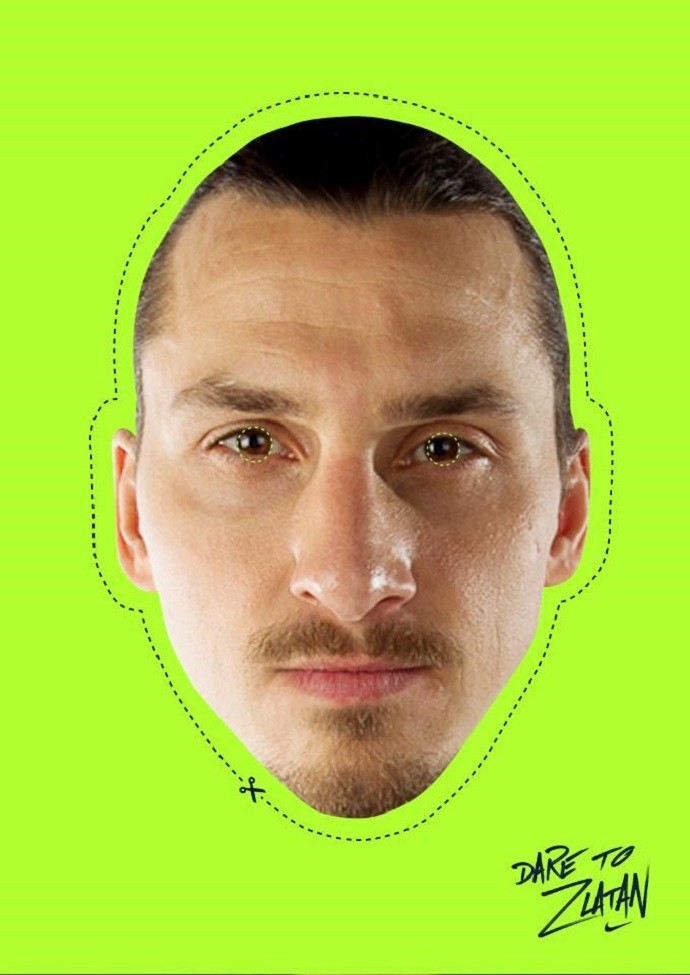 Máscara Ibrahimovic