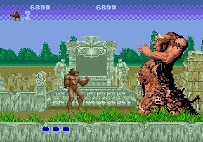 Altered Beast tinha influências de mitologia em sua história (Foto: Reprodução/Dario Coutinho)