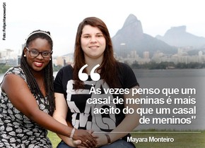 A produtora de eventos Naira Fernandes (à esquerda) e a técnica em informática Mayara Monteiro (Foto: Felipe Hamower/G1)