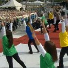 VÍDEO: 
multidão fez flash mob (Reprodução)