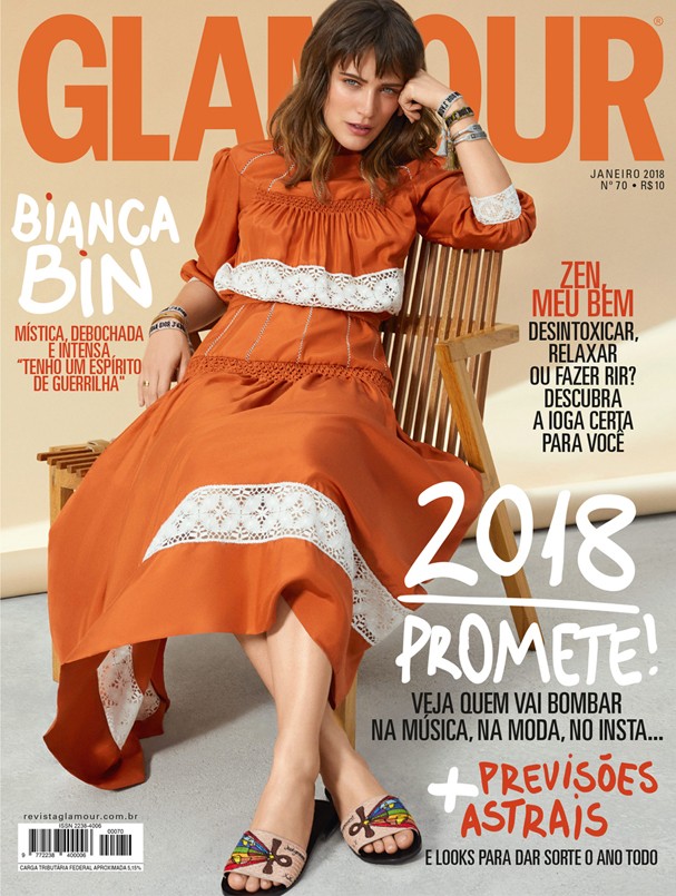 Bianca Bin na Glamour de janeiro (Foto: Josefina Bietti )