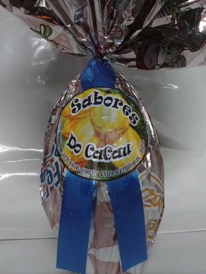 Ovo de Páscoa da Sabores do Cacau, Bahia (Foto: Divulgação/ Sabores do Cacau)