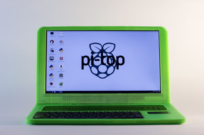 Pi-Top é o primeiro computador feito inteiramente a partir de impressora 3D e com Raspberry Pi (Foto: Divulgação/Indiegogo)