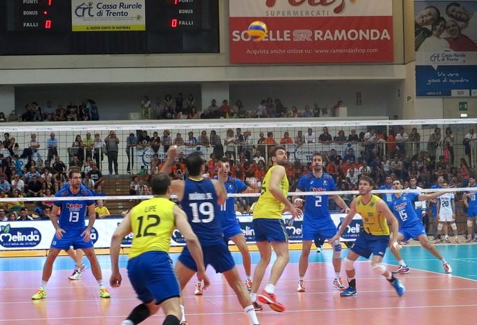 Vôlei amistoso masculino (Foto: Divulgação/CBV)