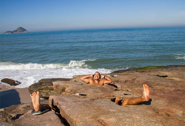 Para chegar até a Pedra da Lua, é necessário fazer uma trilha de aproximadamente 1h30 (Foto: Bruno Santana / Arquivo Pessoal / 360 Sports) Para chegar até a Pedra da Lua, é necessário fazer uma trilha de aproximadamente 1h30 (Foto: Bruno Santana / Arquivo Pessoal / 360 Sports)