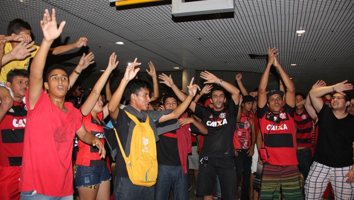 Torcida Flamengo em Manaus (Foto: Isabella Pina) Torcida Flamengo em Manaus (Foto: Isabella Pina)