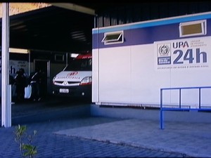 UPA ficou vazia e quem buscava atendimento voltou para casa sem solução (Foto: Reprodução Rogério de Paula/Intertv)