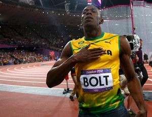 Usain Bolt, Atletismo, 100m Ouro, Medalha (Foto: Reuters)