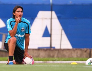 Marcelo Moreno, atacante do Grêmio (Foto: Lucas Uebel/Grêmio, Divulgação)