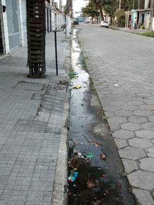 G1 Problemas bueiros incomodam moradores de São Vicente SP