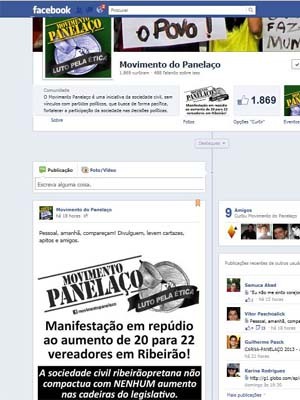 Panelaço confirma protesto durante sessão contra aumento de vereadores em Ribeirão. (Foto: Reprodução)