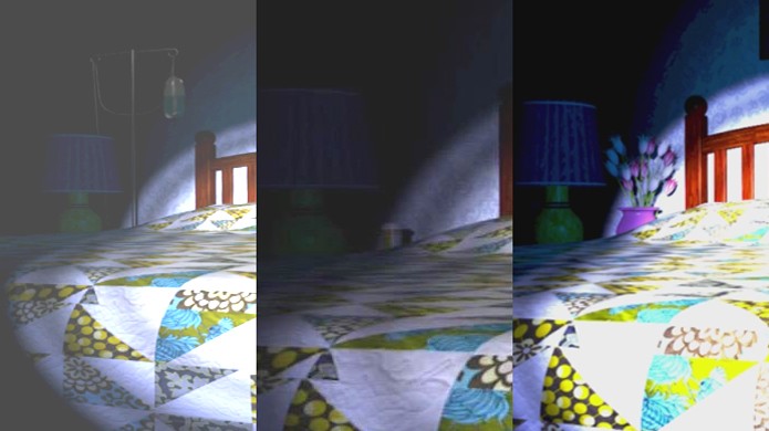 Em alguns casos é preciso aumentar bastante o brilho para ver os detalhes no cenário (Foto: Reprodução/Kotaku)