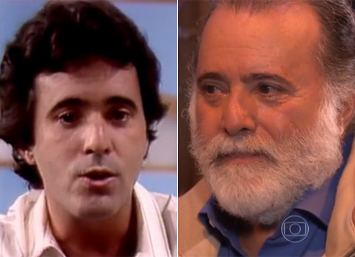 Veja um antes e depois de Tony Ramos (Foto: Estrelas / TV Globo)