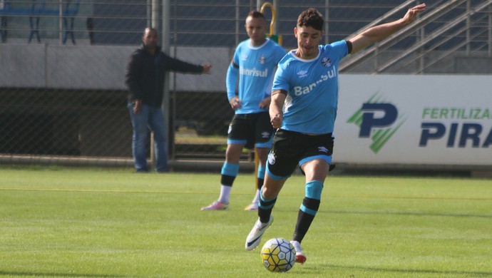 Grêmio Giuliano treino Grêmio (Foto: Eduardo Deconto/GloboEsporte.com) Grêmio Giuliano treino Grêmio (Foto: Eduardo Deconto/GloboEsporte.com)