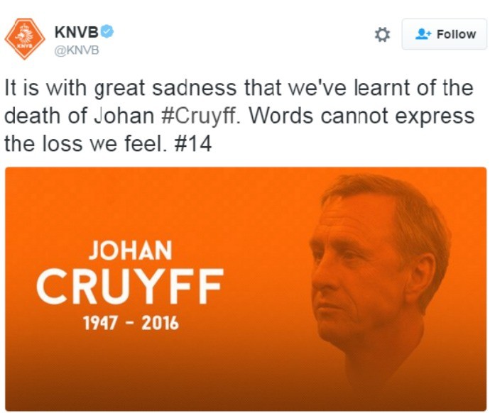 Johan Cruyff (Foto: Reprodução/Twitter)