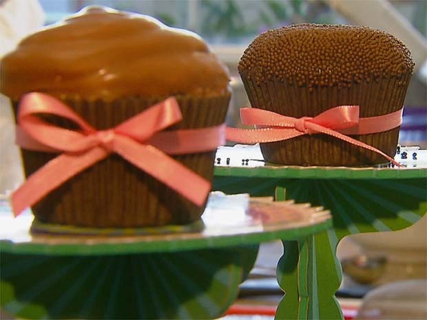 Receita de recheio e cobertura para cupcake (Foto: Reprodução EPTV)