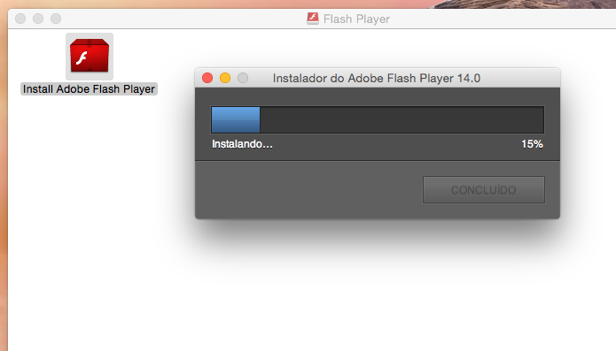 Adobe Flash Player para os x Yosemite 10.10.2