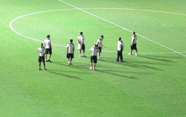 Jogadores Botafogo Mineirão (Foto: Thales soares)