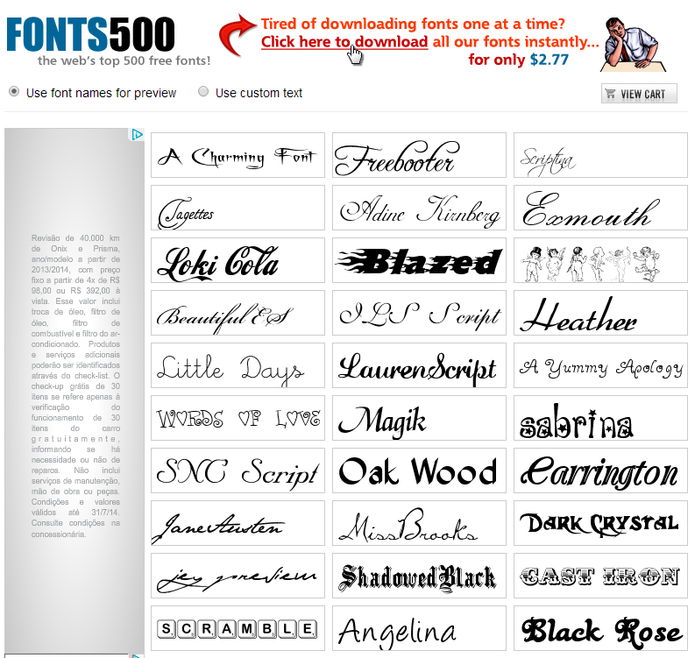 download 500 fonts for photoshop