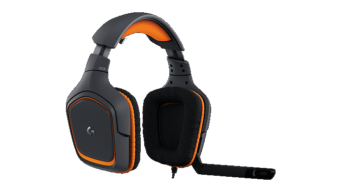 Acessório possui fones dobráveis para facilitar armazenamento (Foto: Divulgação/Logitech)