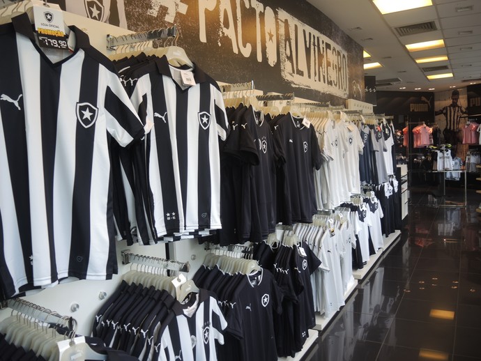 Loja Oficial Botafogo (Foto: Marcelo Baltar / GloboEsporte.com)