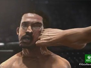 Imagem do novo jogo de UFC para o Xbox One, videogame da Microsoft lançado nesta terça-feira (21). (Foto: Reprodução)