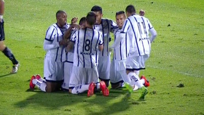 Bragantino x ABC frame comemoração (Foto: Reprodução) Bragantino x ABC frame comemoração (Foto: Reprodução)