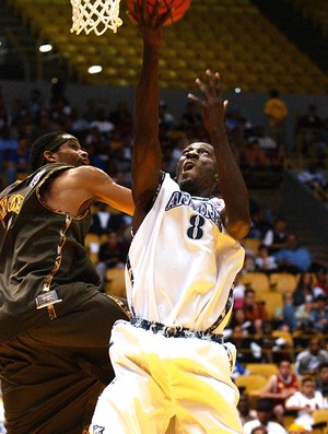 basquete AND 1 Tyrone “Alimoe” Evans, lenda do basquete de rua americano (Foto: Agência Getty Images)