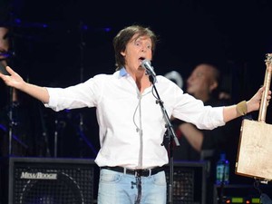 Paul McCartney encerrou show em Nova York. (Foto: Don Emmert / AFP Photo)