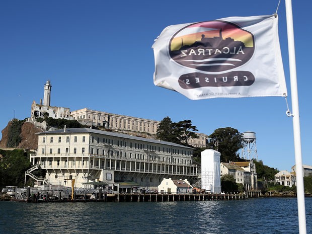 A prisão de Alcatraz, em San Francisco (Foto: Justin Sullivan/Getty Images/AFP)