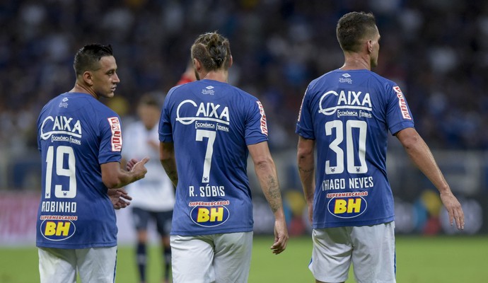 Robinho; Rafael Sobis; Thiago Neves; Cruzeiro (Foto: Washington Alves)