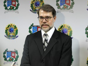 Em Manaus, presidente do TSE, ministro Dias Toffoli, comentou sobre corte de orçamento do Judiciário (Foto: Rickardo Marques/G1 AM)