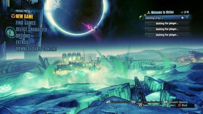 Borderlands: The Pre-Sequel: como criar e deletar personagens no game (Foto: Reprodução/Murilo Molina)