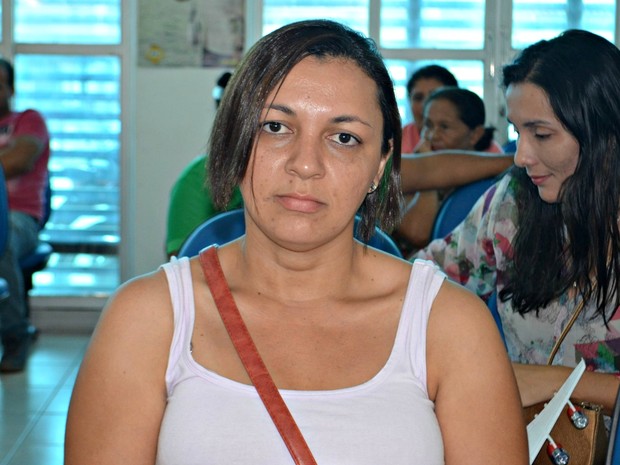 Priscila Costa diz que não recebeu em dezembro porque não fez perícia (Foto: Iryá Rodrigues/G1)