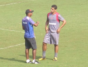 Cristóvão e Diego Souza Vasco (Foto: André Gustavo / Globoesporte.com)